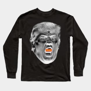 ANGRY TRUMP Negative COVFEFE Long Sleeve T-Shirt